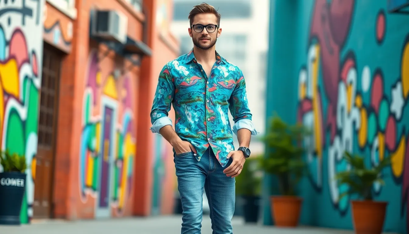 Hand Painted Shirts for Men: Unique Wearable Art That Transforms Your Style 8 Hand Painted Shirts for Men: Unique Wearable Art That Transforms Your Style 7