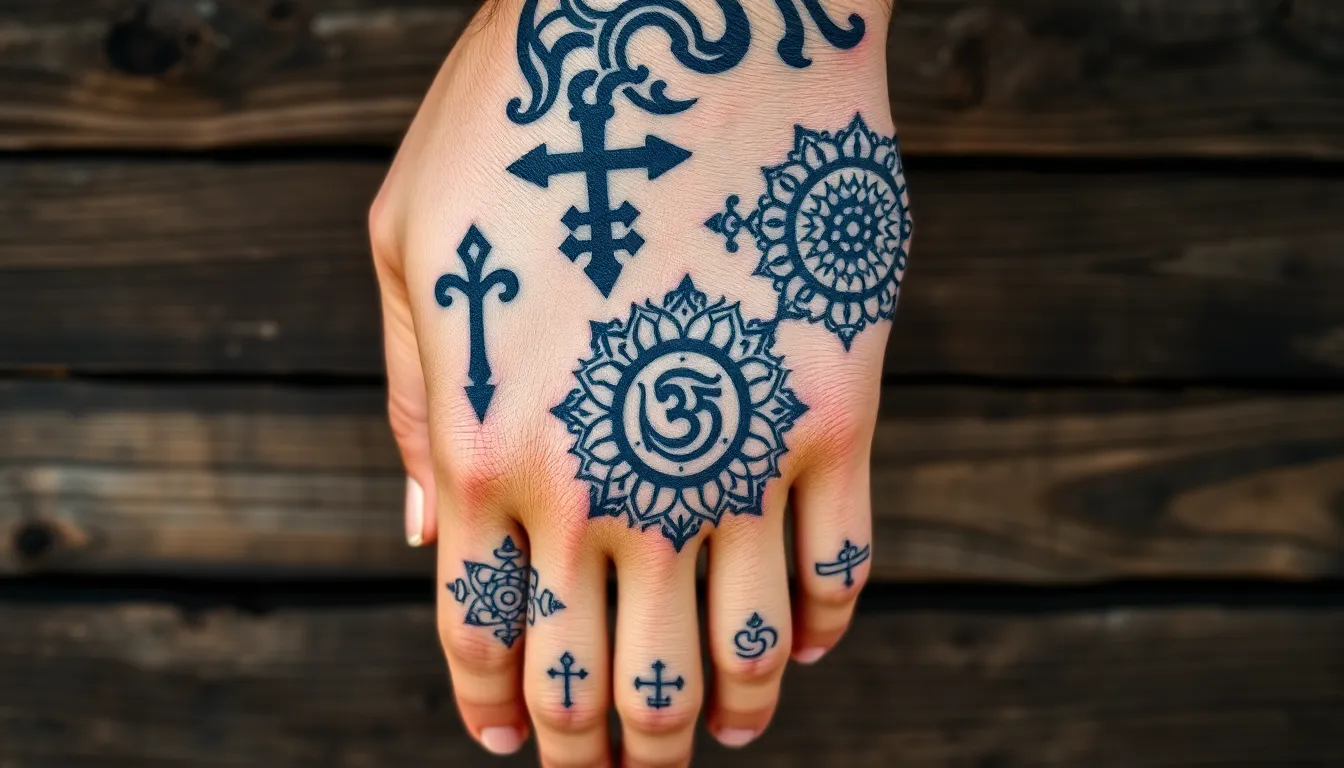 50+ Hand Tattoo Stencils for Men: Bold Designs & Pro Application Tips 8 50+ Hand Tattoo Stencils for Men: Bold Designs & Pro Application Tips 7