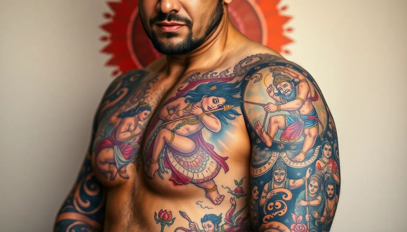 50+ Powerful Hanuman Tattoo Designs for Men: Spiritual Ink That Commands Respect 7