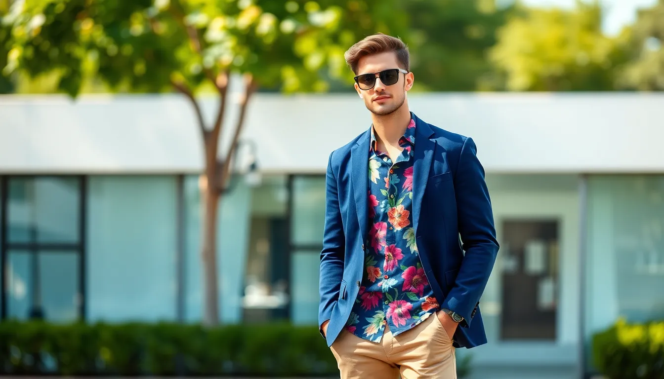 15 Best Mens Floral Shirt Outfit Ideas for Summer 2025 (Style Guide) 8 15 Best Mens Floral Shirt Outfit Ideas for Summer 2025 (Style Guide) 7