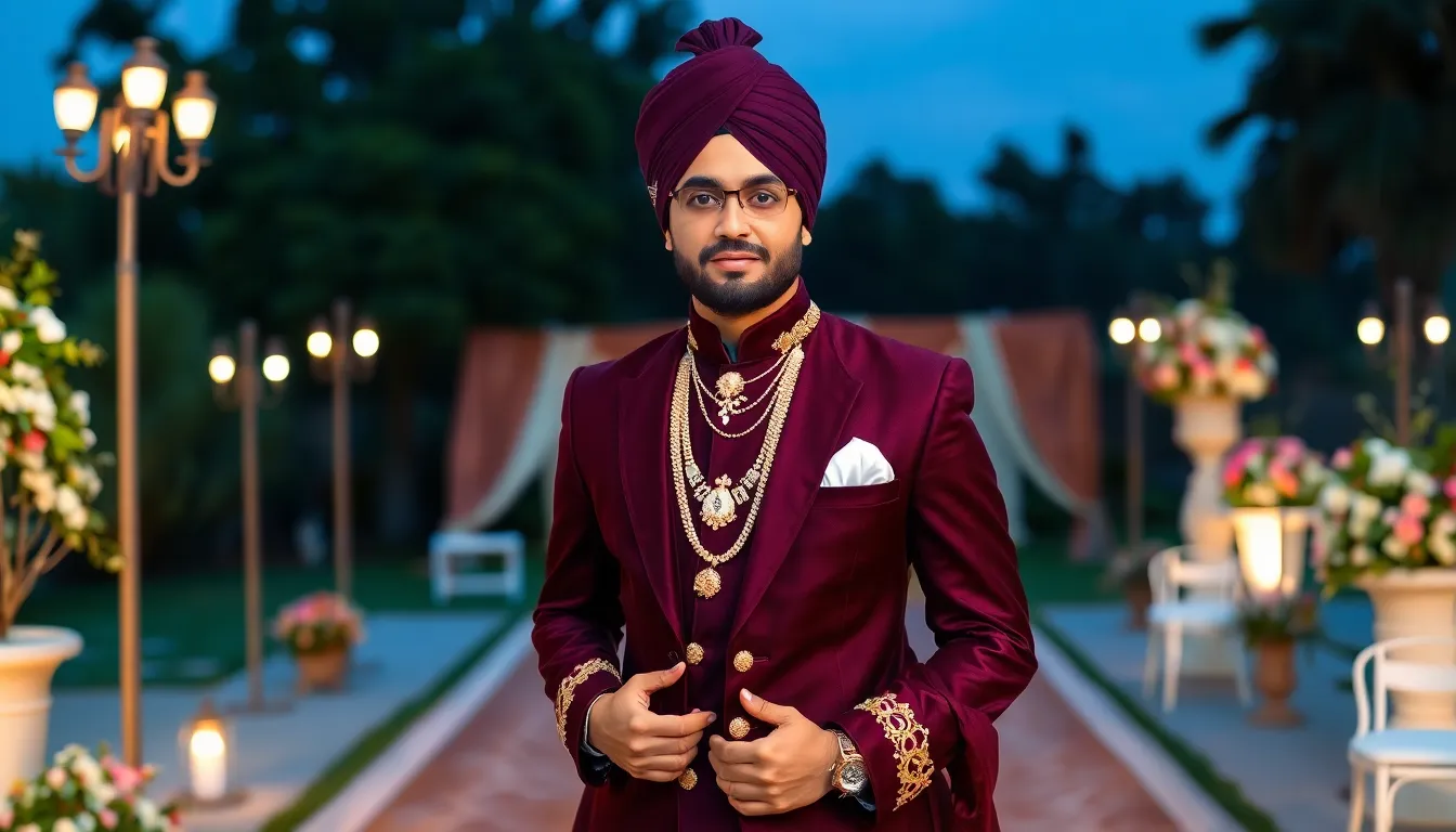 Perfect Prince Coat Styles for Men's Wedding Day: Complete Guide & Tips 8 Perfect Prince Coat Styles for Men's Wedding Day: Complete Guide & Tips 7