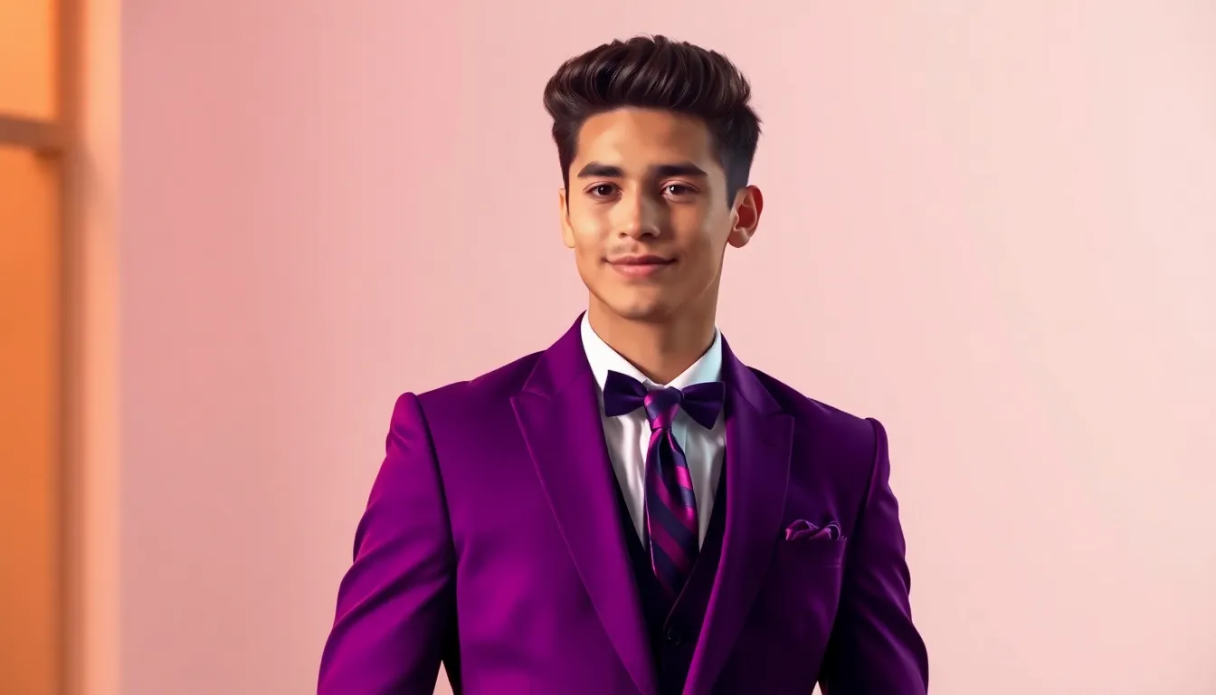 Purple Prom Suits for Men: The Ultimate Style Guide to Stand Out on Prom Night 8 Purple Prom Suits for Men: The Ultimate Style Guide to Stand Out on Prom Night 7