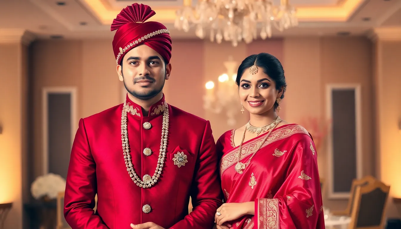 Perfect Red Saree Matching Suits for Men: Complete Style Guide 2025 7