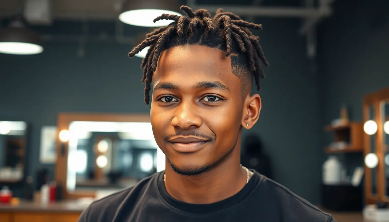 25 Fresh Short Dread Styles for Men: From Classic Locs to Modern Fades 8 25 Fresh Short Dread Styles for Men: From Classic Locs to Modern Fades 7