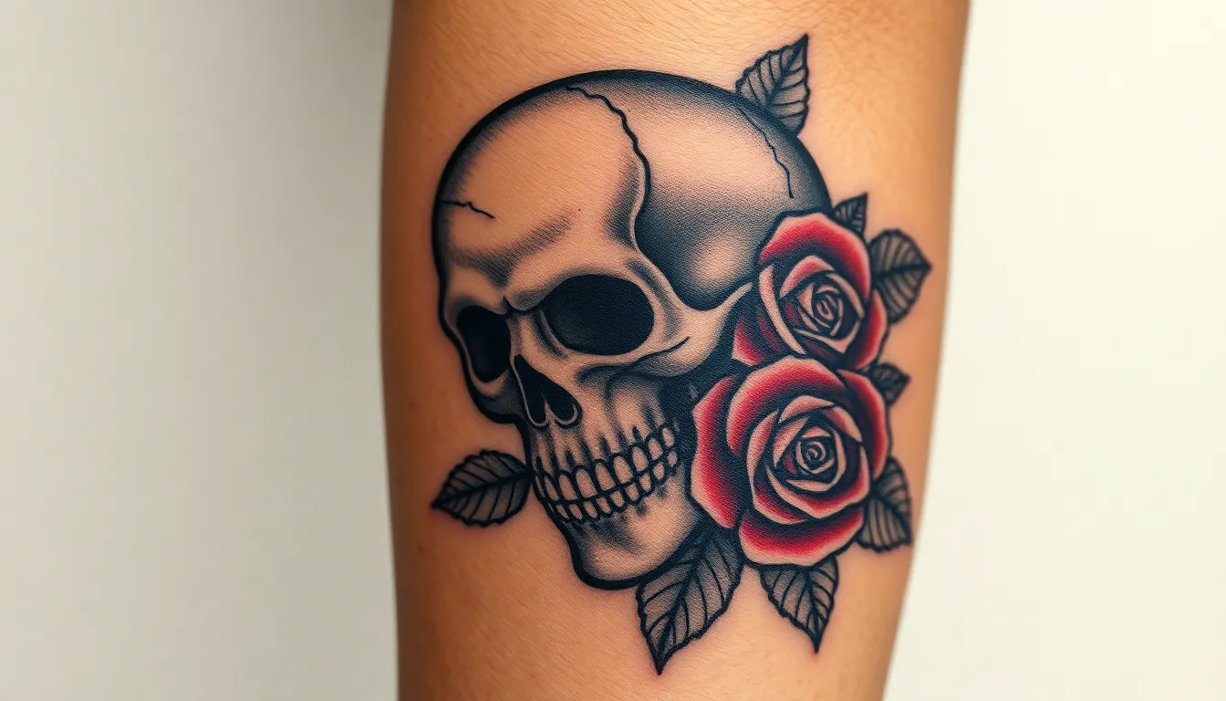 50+ Skull and Rose Tattoo Ideas for Men: Designs, Meanings & Artist Tips 8 50+ Skull and Rose Tattoo Ideas for Men: Designs, Meanings & Artist Tips 7