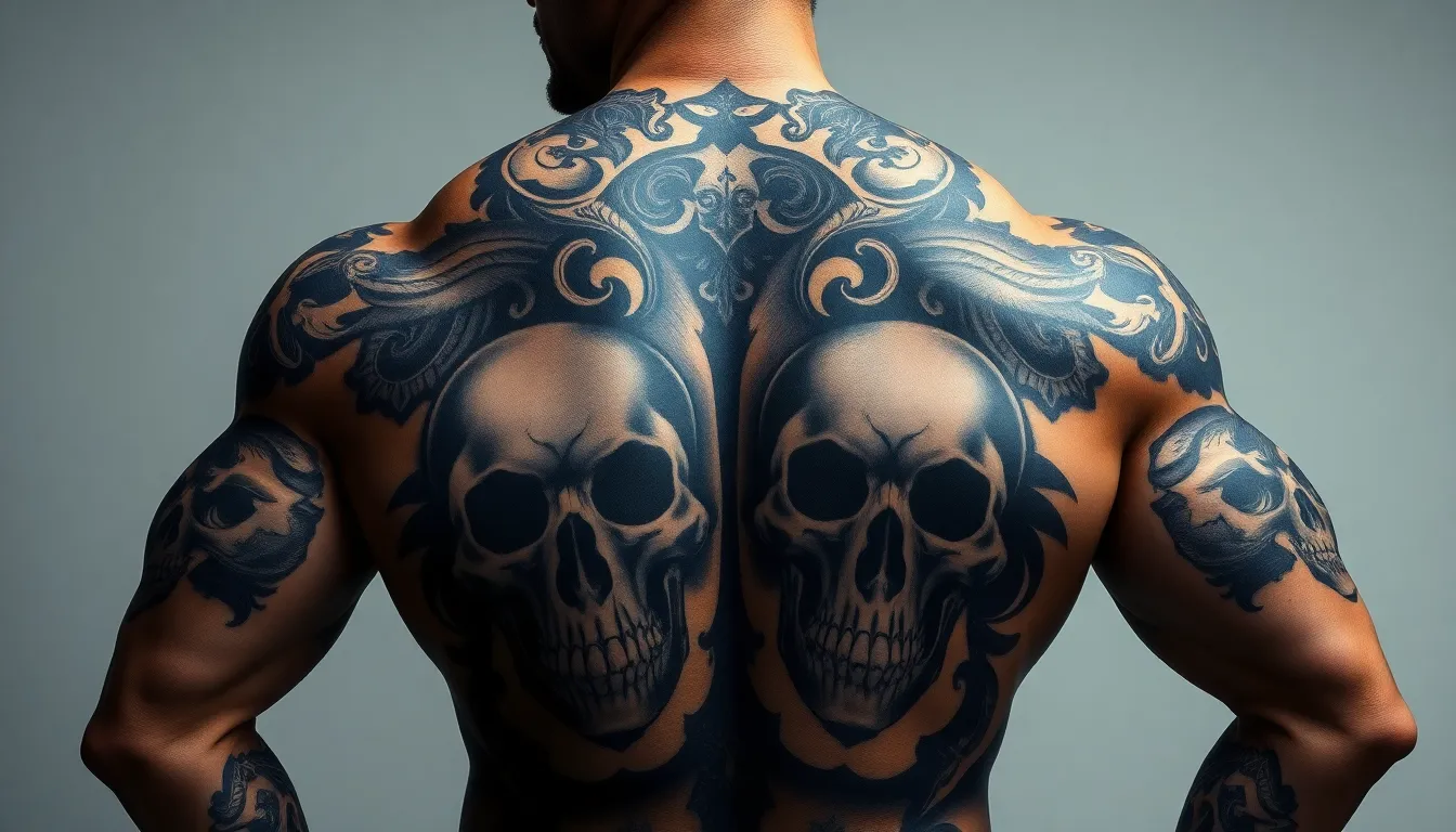 50+ Badass Skull Tattoo Ideas for Men: Bold Designs That Make a Statement 8 50+ Badass Skull Tattoo Ideas for Men: Bold Designs That Make a Statement 7