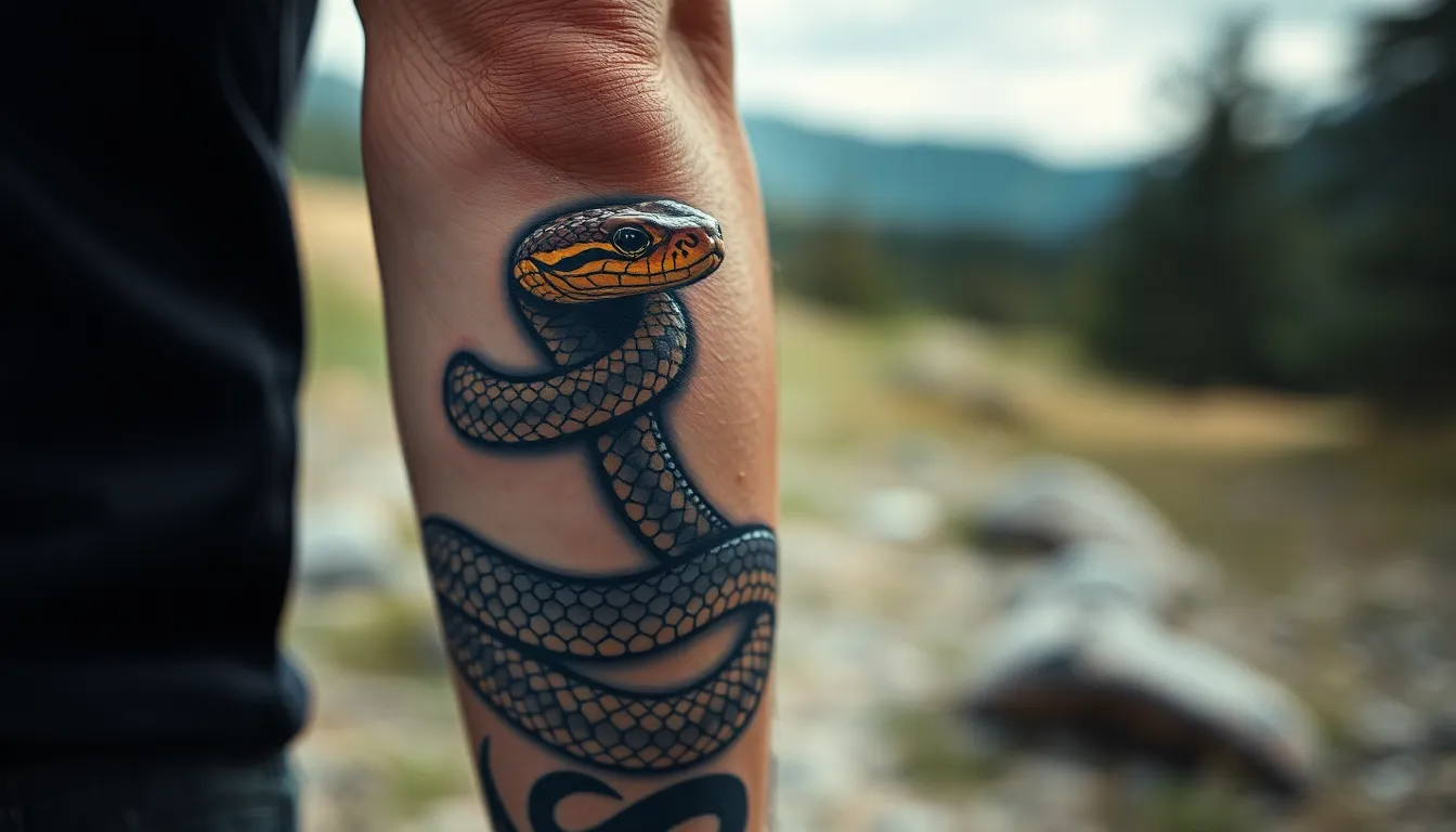 50+ Bold Snake Tattoo Ideas for Men: Traditional to Modern Designs 8 50+ Bold Snake Tattoo Ideas for Men: Traditional to Modern Designs 7