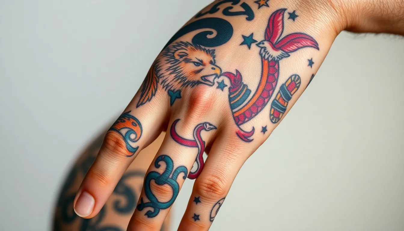 50+ Bold Hand Tattoo Ideas for Men: Designs, Pain & Professional Tips 8 50+ Bold Hand Tattoo Ideas for Men: Designs, Pain & Professional Tips 7