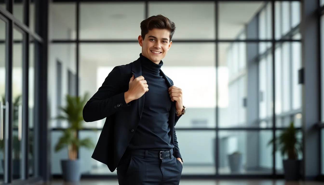 All Black Homecoming Outfit for Guys: 15 Sharp Looks That'll Make You Stand Out 10 All Black Homecoming Outfit for Guys: 15 Sharp Looks That'll Make You Stand Out 9