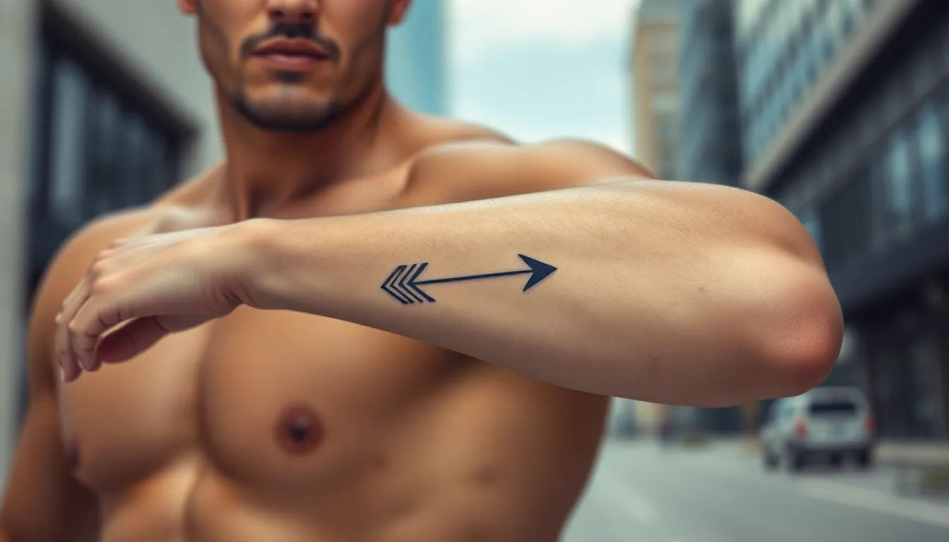 35 Bold Arrow Tattoo Designs for Men: From Minimalist to Tribal Styles 9