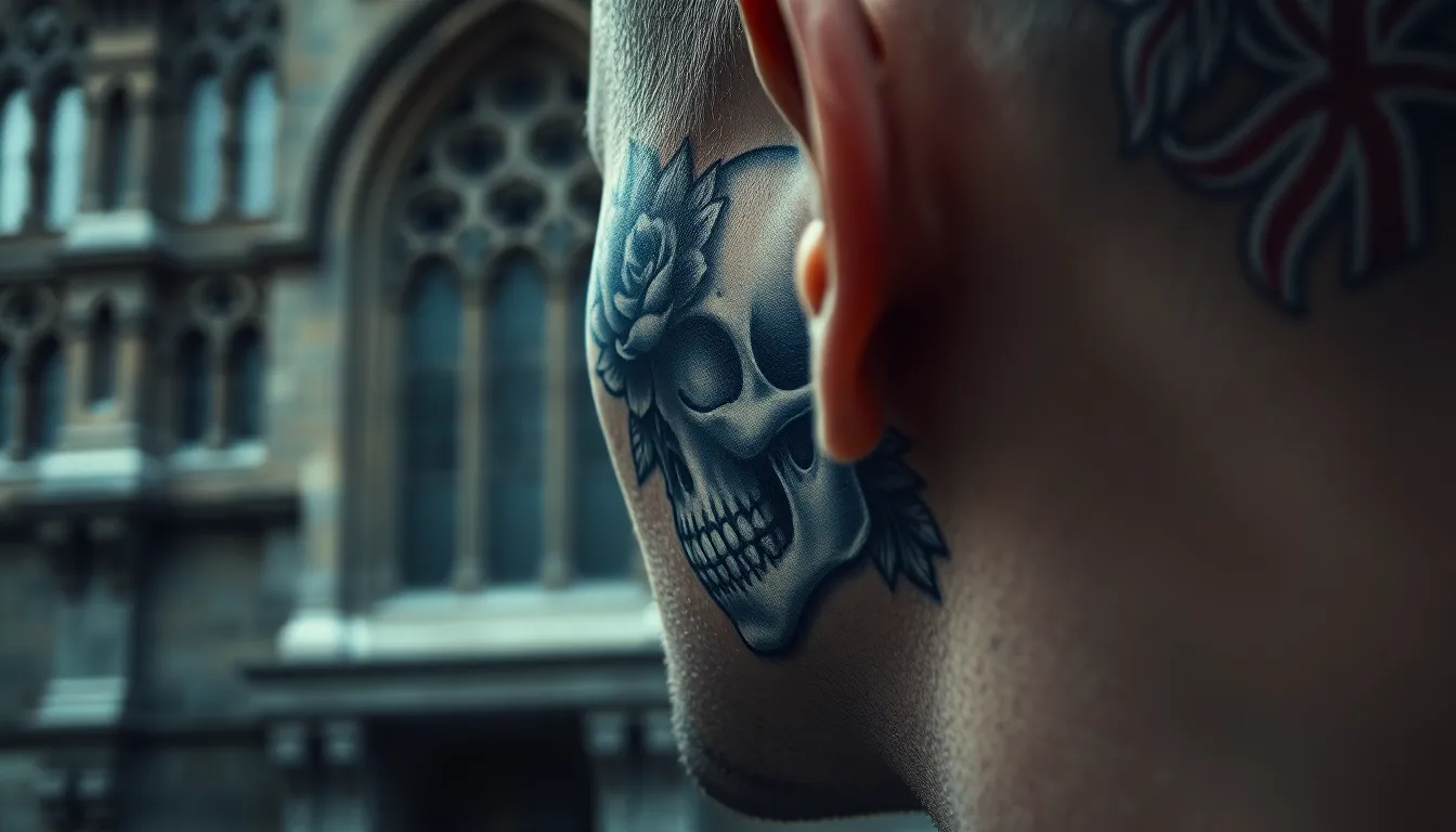 50+ Behind the Ear Tattoo Ideas for Men: Bold Designs That Make a Statement 10 50+ Behind the Ear Tattoo Ideas for Men: Bold Designs That Make a Statement 9
