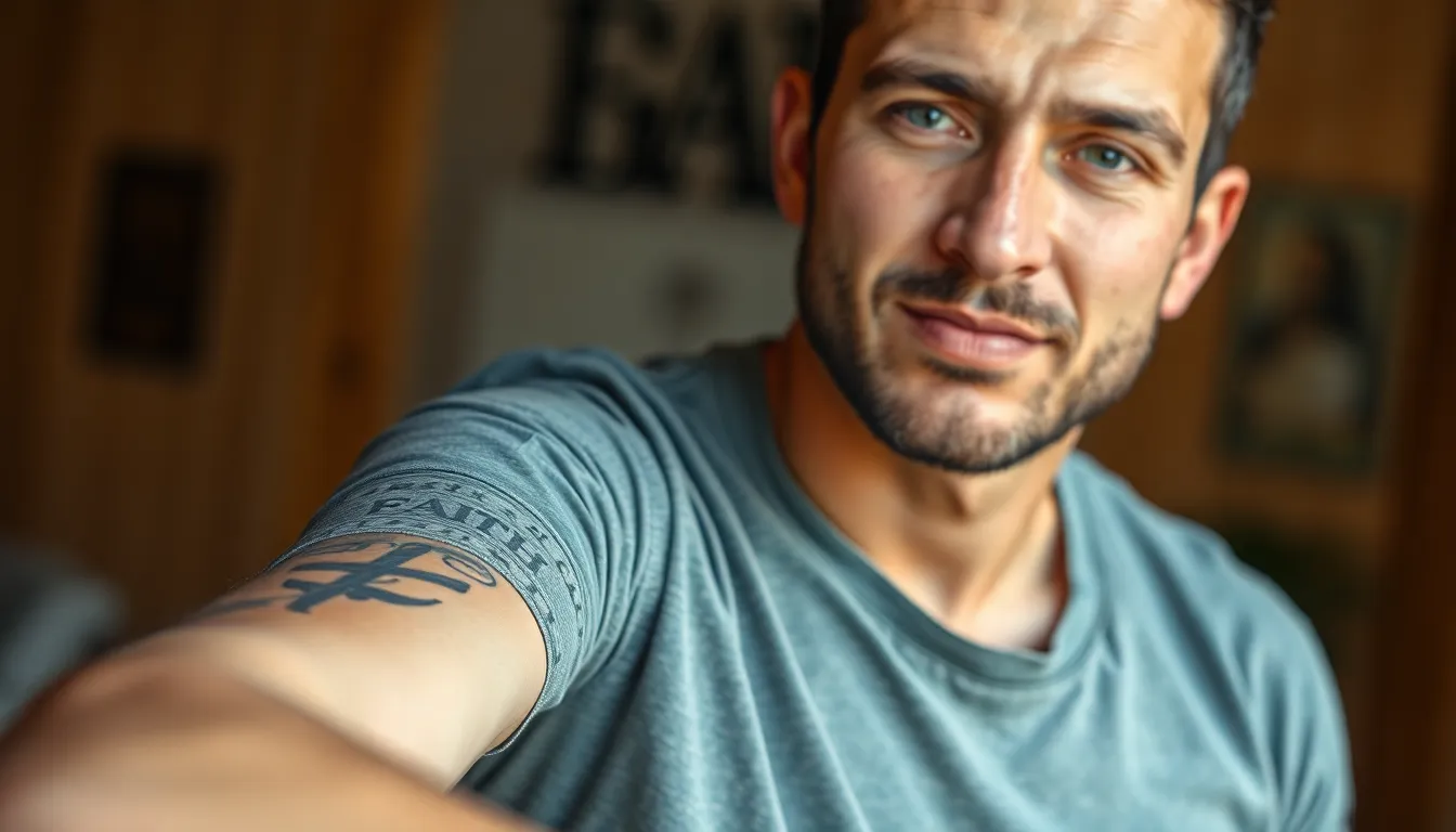 50+ Blessed Tattoo Ideas for Men's Arms: Faith-Inspired Designs That Speak to Your Soul 10 50+ Blessed Tattoo Ideas for Men's Arms: Faith-Inspired Designs That Speak to Your Soul 9
