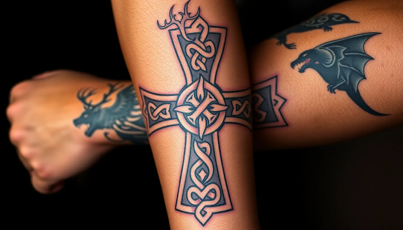 Celtic Cross Tattoo for Men: 50+ Meaningful Designs & Placement Ideas for 2025 10 Celtic Cross Tattoo for Men: 50+ Meaningful Designs & Placement Ideas for 2025 9