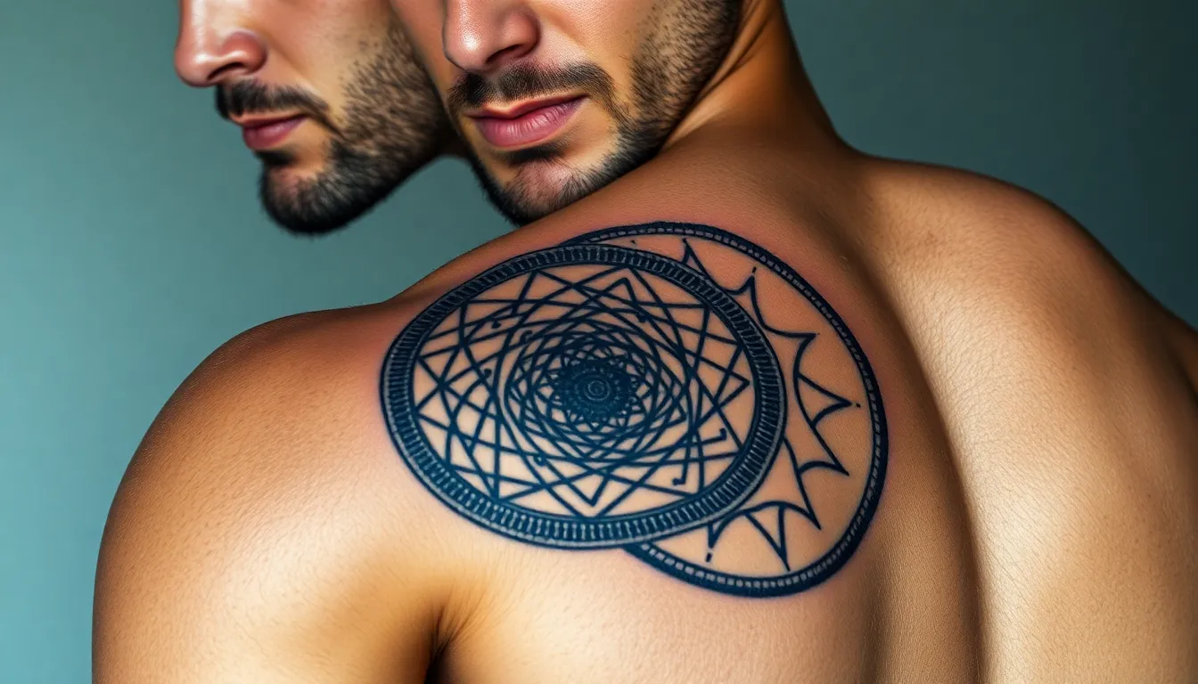 30 Bold Circular Tattoo Designs for Men: From Celtic Knots to Sacred Geometry 10 30 Bold Circular Tattoo Designs for Men: From Celtic Knots to Sacred Geometry 9