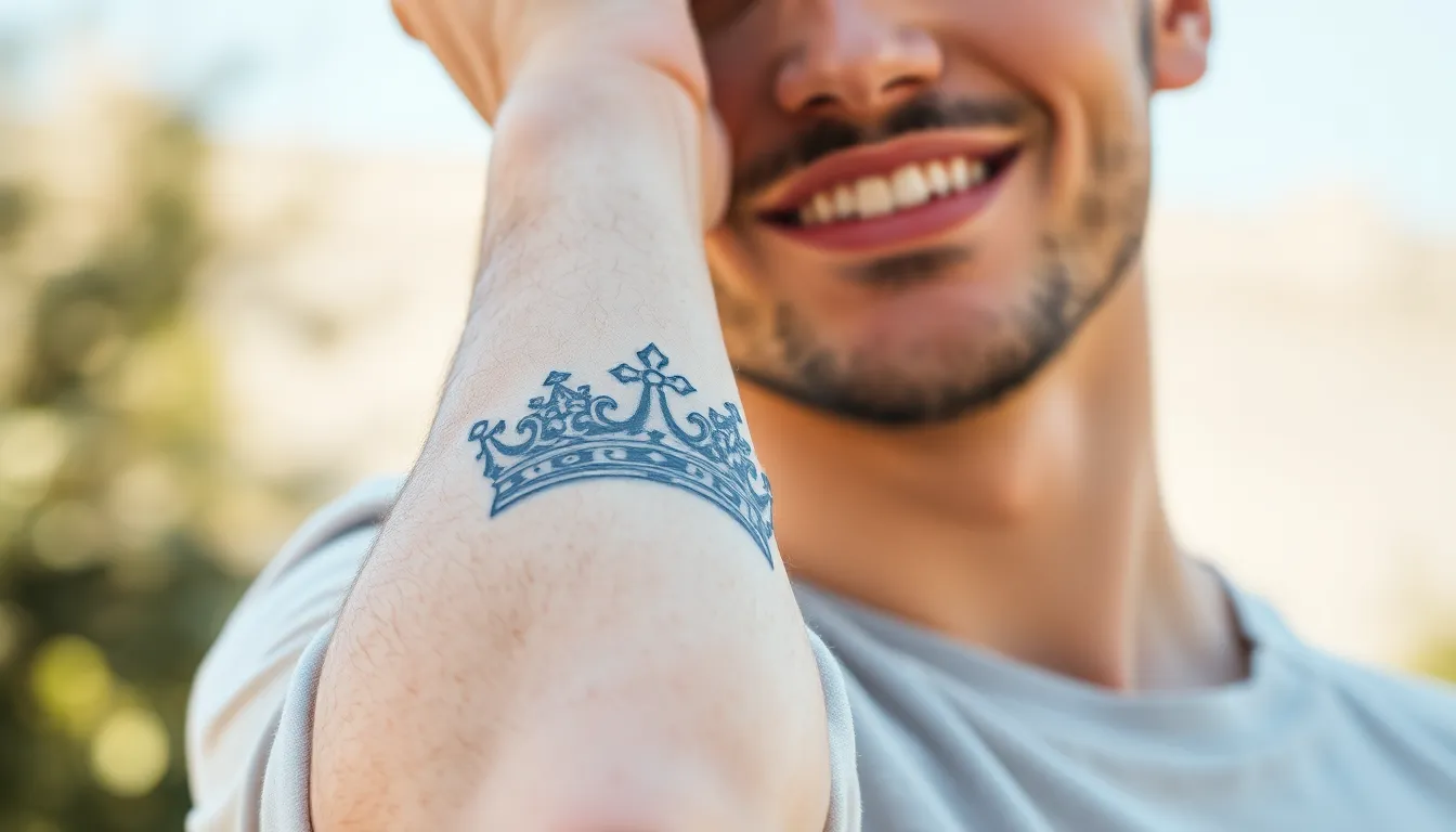 50+ Crown Tattoo Designs for Men: Bold Royal Ink Ideas & Placement Tips 10 50+ Crown Tattoo Designs for Men: Bold Royal Ink Ideas & Placement Tips 9