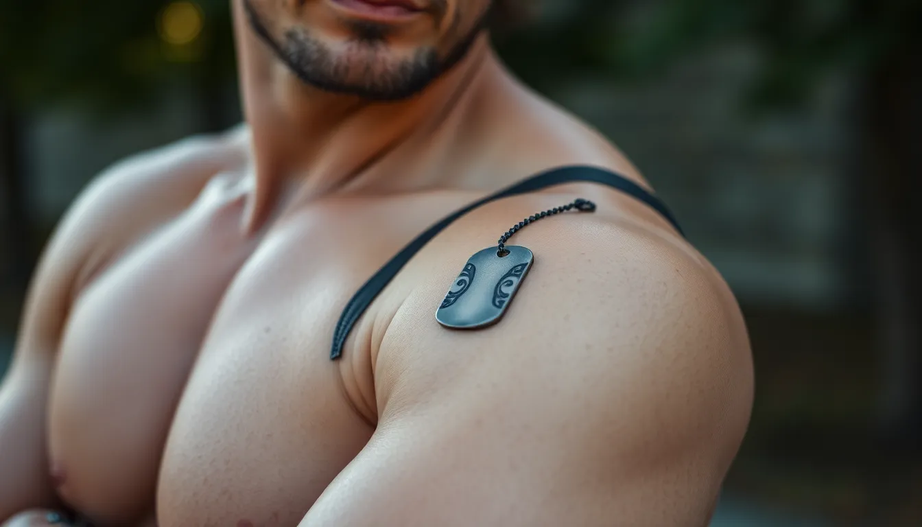 50+ Best Dog Tag Tattoo Ideas for Men: Military Designs & Placement Tips 10 50+ Best Dog Tag Tattoo Ideas for Men: Military Designs & Placement Tips 9