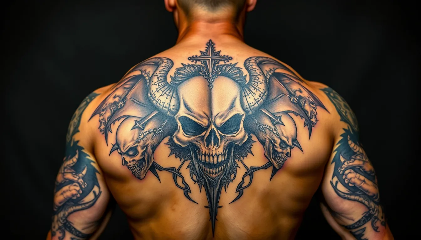 50 Epic Fullback Tattoo Design Ideas for Men: From Dragons to Biomechanical Art 10 50 Epic Fullback Tattoo Design Ideas for Men: From Dragons to Biomechanical Art 9