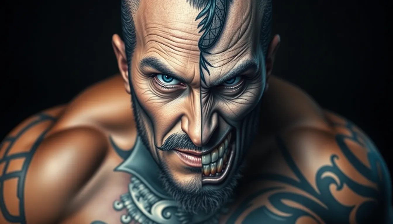 Good and Evil Tattoo Ideas for Men: 50+ Powerful Designs & Meanings 10 Good and Evil Tattoo Ideas for Men: 50+ Powerful Designs & Meanings 9