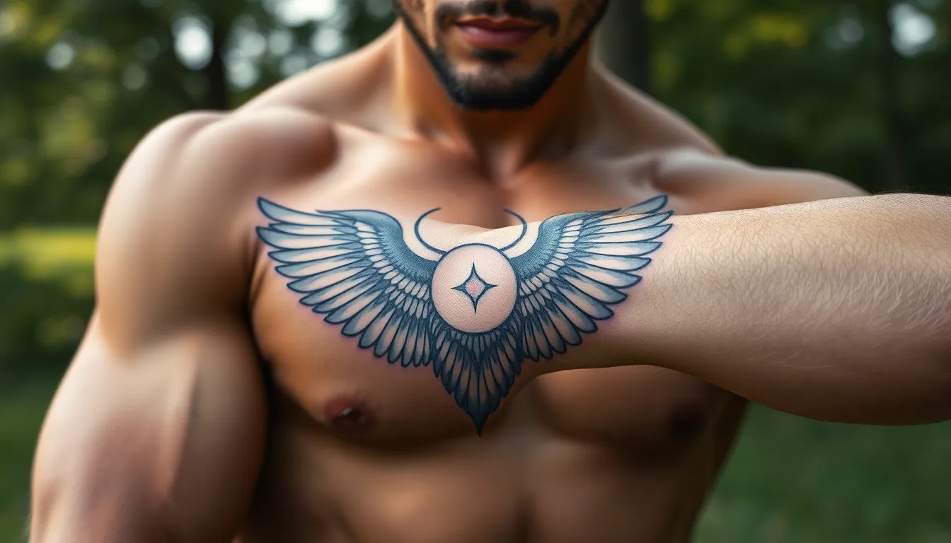 Guardian Angel Tattoo for Men: 50+ Powerful Designs & Placement Ideas (2025 Guide) 10 Guardian Angel Tattoo for Men: 50+ Powerful Designs & Placement Ideas (2025 Guide) 9