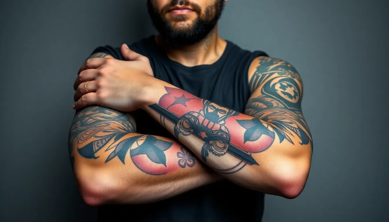 Best Half Sleeve Tattoo Stencils for Men: 50+ Epic Designs & Complete Guide 10 Best Half Sleeve Tattoo Stencils for Men: 50+ Epic Designs & Complete Guide 9