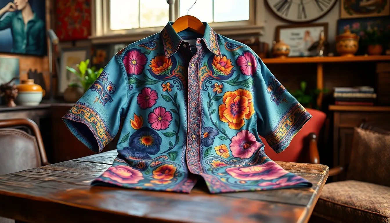 Hand Painted Shirts for Men: Unique Wearable Art That Transforms Your Style 10 Hand Painted Shirts for Men: Unique Wearable Art That Transforms Your Style 9