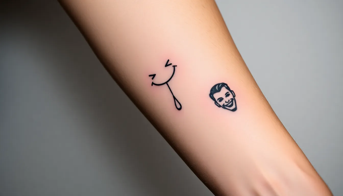 25 Epic Joker Tattoo Ideas for Men: From Heath Ledger to Minimalist Designs 10 25 Epic Joker Tattoo Ideas for Men: From Heath Ledger to Minimalist Designs 9