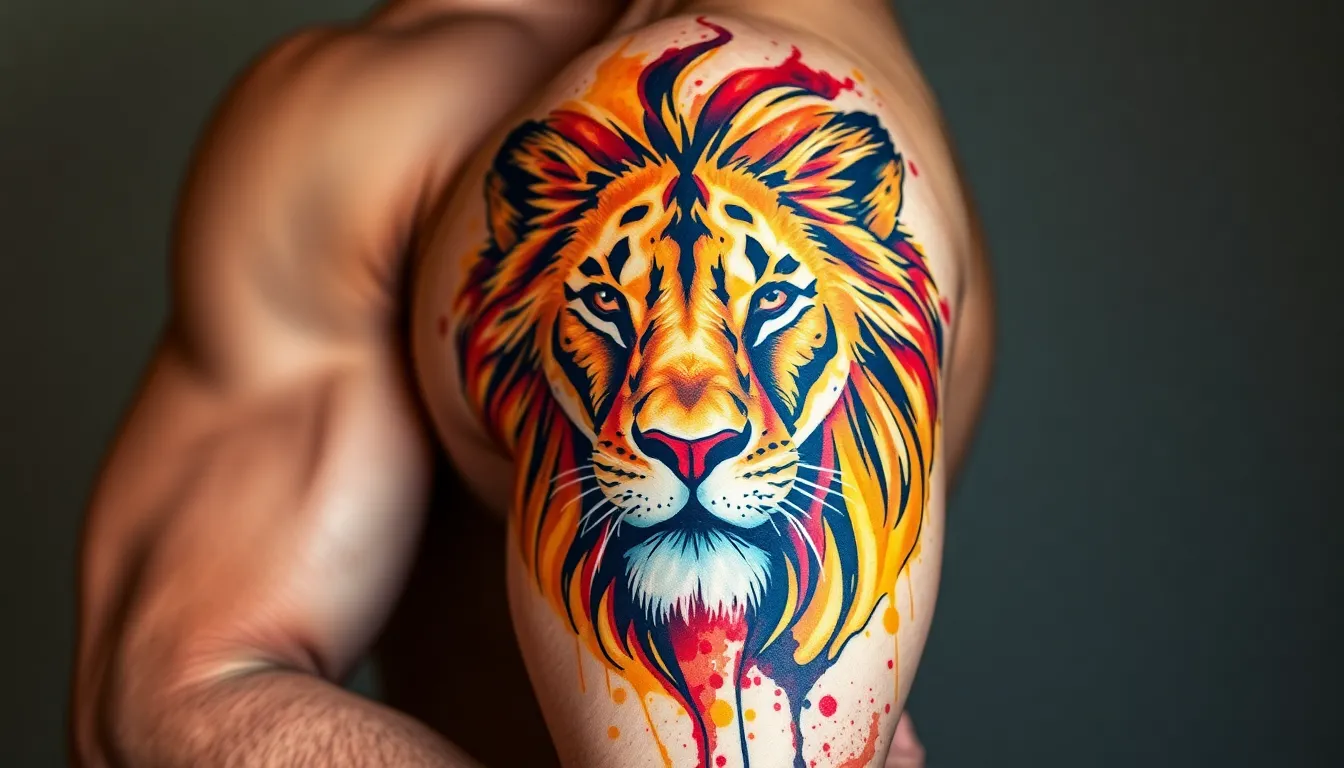 50 Bold Leo Tattoo Designs for Men That Show True Lion Strength 10 50 Bold Leo Tattoo Designs for Men That Show True Lion Strength 9