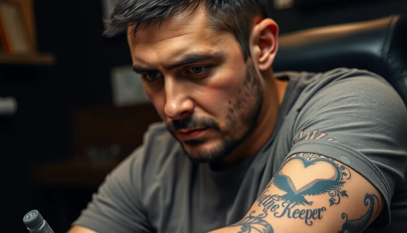 My Mother's Keeper Tattoo for Men: 50+ Meaningful Designs & Placement Ideas 10 My Mother's Keeper Tattoo for Men: 50+ Meaningful Designs & Placement Ideas 9