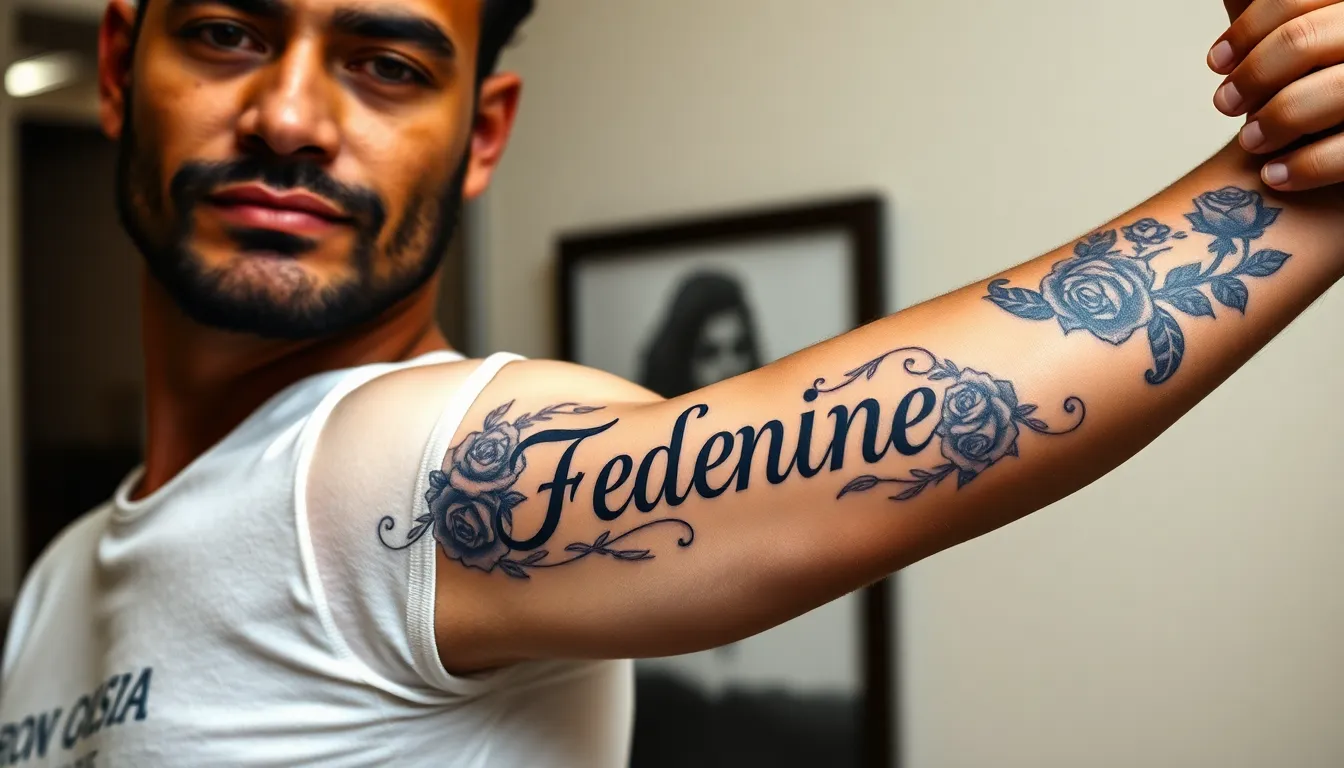 50+ Name Tattoo Designs for Men: Fonts, Placement & Ideas That Actually Look Good 10 50+ Name Tattoo Designs for Men: Fonts, Placement & Ideas That Actually Look Good 9
