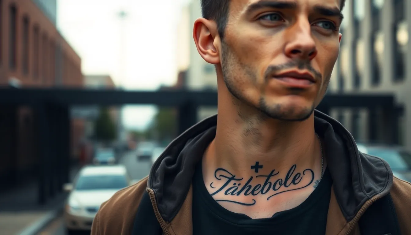 50+ Bold Neck Tattoo Ideas for Men: From Minimalist to Statement Designs 10 50+ Bold Neck Tattoo Ideas for Men: From Minimalist to Statement Designs 9