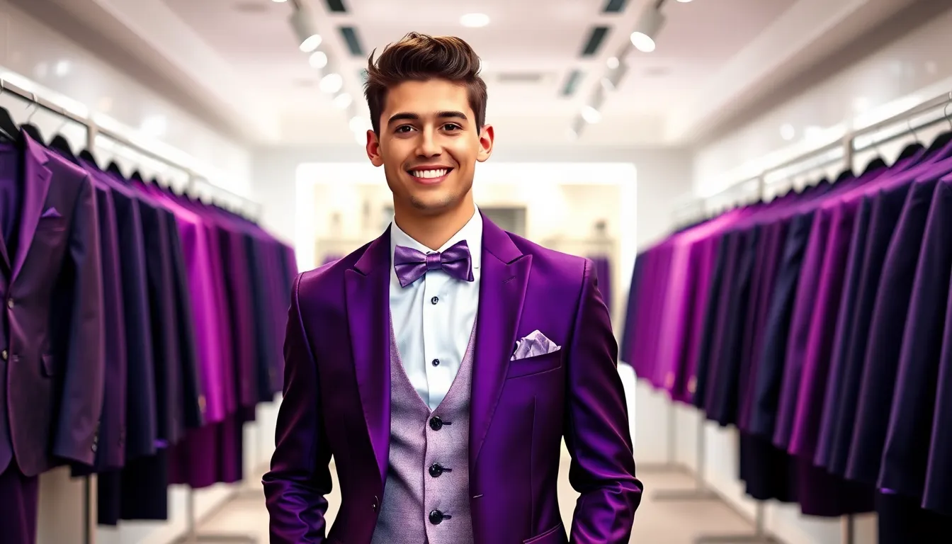 Purple Prom Suits for Men: The Ultimate Style Guide to Stand Out on Prom Night 10 Purple Prom Suits for Men: The Ultimate Style Guide to Stand Out on Prom Night 9