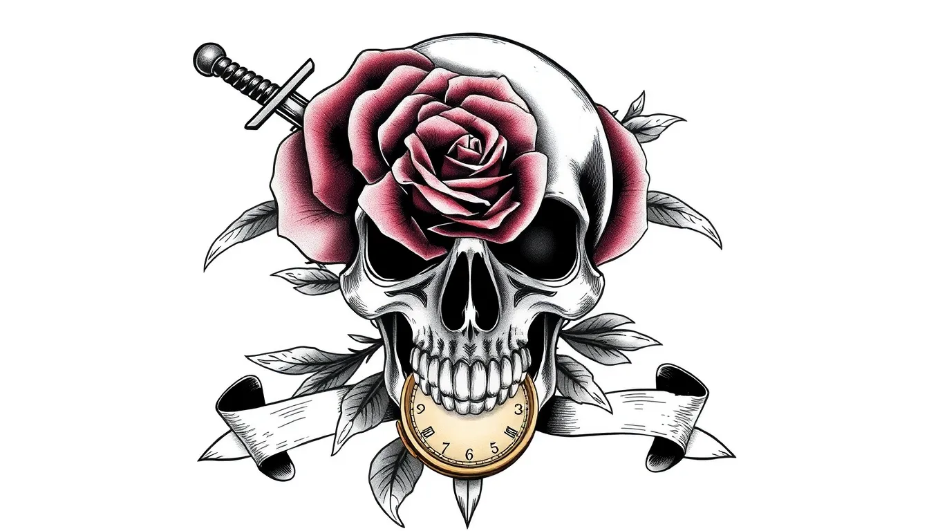 50+ Skull and Rose Tattoo Ideas for Men: Designs, Meanings & Artist Tips 10 50+ Skull and Rose Tattoo Ideas for Men: Designs, Meanings & Artist Tips 9