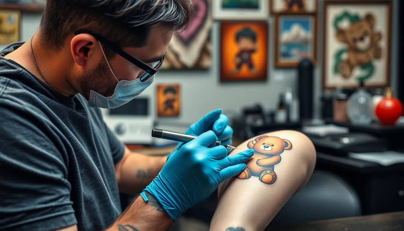 Teddy Bear Tattoo for Men: 15 Masculine Designs That Prove Soft Can Be Strong 10 Teddy Bear Tattoo for Men: 15 Masculine Designs That Prove Soft Can Be Strong 9