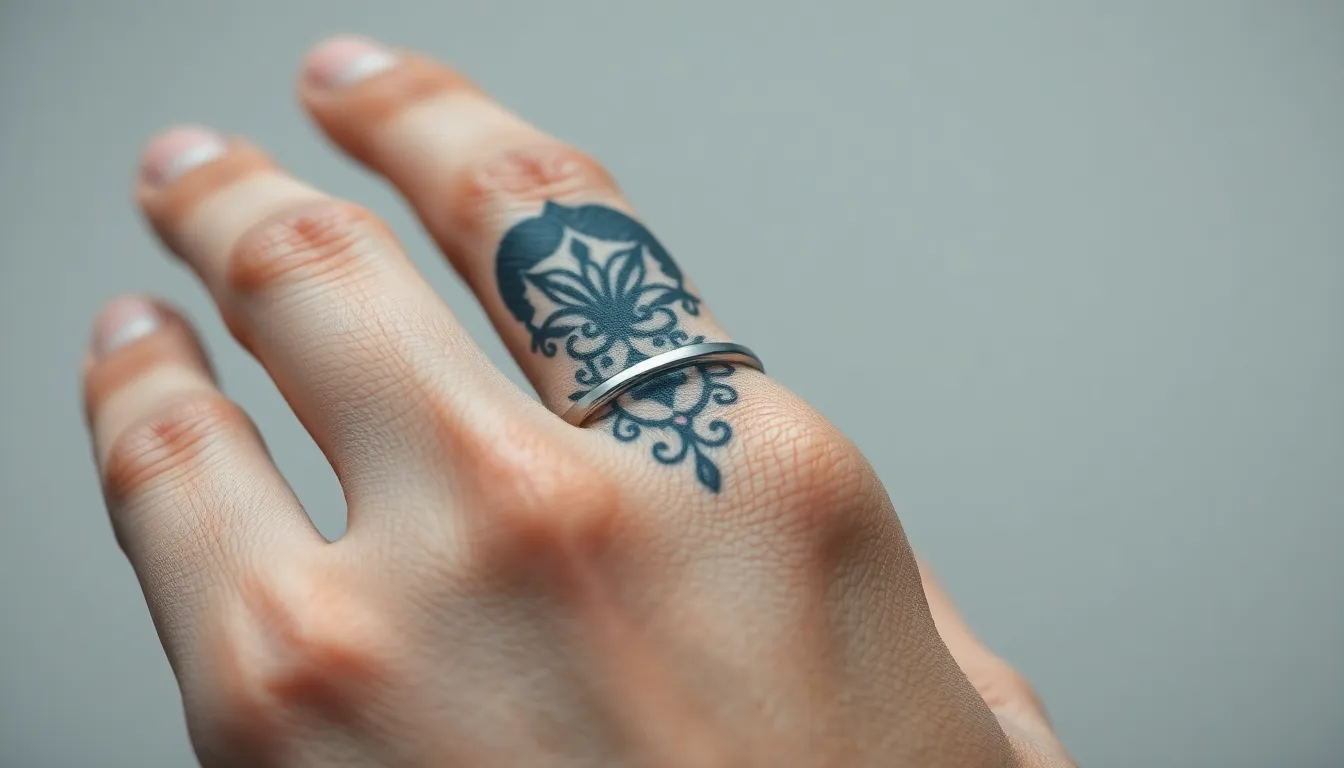 Wedding Ring Tattoo for Men: 50+ Bold Designs & Complete Guide 2025 10 Wedding Ring Tattoo for Men: 50+ Bold Designs & Complete Guide 2025 9