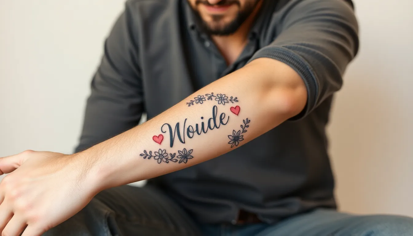 50+ Wife's Name Tattoo Ideas for Men: Bold Designs That Show Your Love 10 50+ Wife's Name Tattoo Ideas for Men: Bold Designs That Show Your Love 9