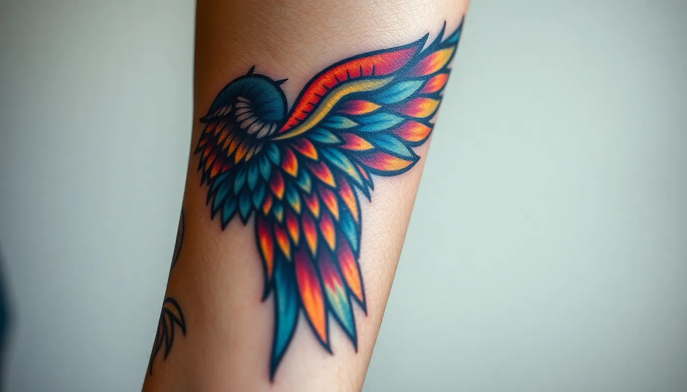 50+ Wing Forearm Tattoo Ideas for Men: Designs, Meanings & Placement Guide 10 50+ Wing Forearm Tattoo Ideas for Men: Designs, Meanings & Placement Guide 9