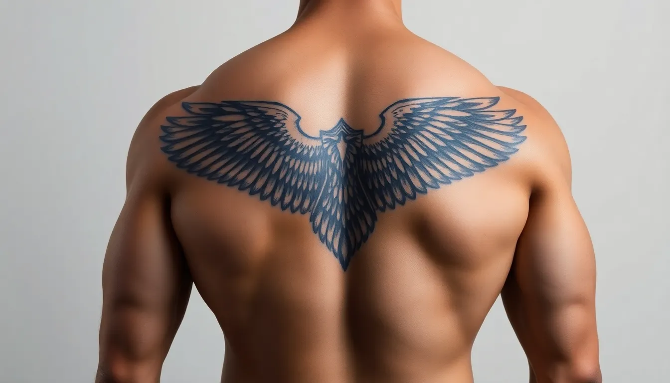 50+ Epic Wings Tattoo Ideas for Men's Backs (Complete Guide 2025) 10 50+ Epic Wings Tattoo Ideas for Men's Backs (Complete Guide 2025) 9