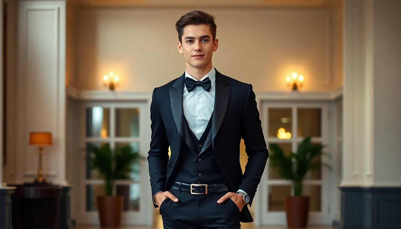 All Black Homecoming Outfit for Guys: 15 Sharp Looks That'll Make You Stand Out 12 All Black Homecoming Outfit for Guys: 15 Sharp Looks That'll Make You Stand Out 11