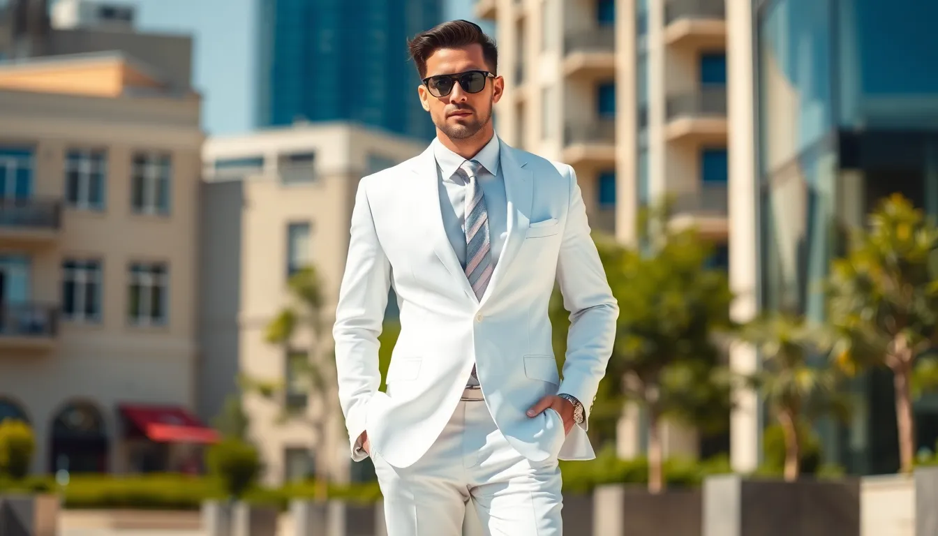 The Complete Guide to All White Suits for Men: Style Tips & Best Occasions 12 The Complete Guide to All White Suits for Men: Style Tips & Best Occasions 11