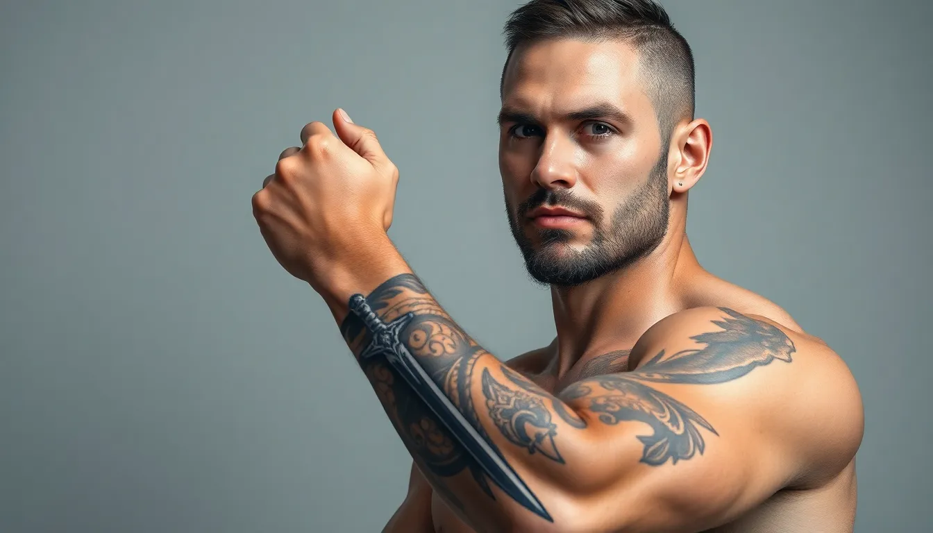 25 Powerful Armor of God Tattoo Ideas for Men: Biblical Designs & Meanings 12 25 Powerful Armor of God Tattoo Ideas for Men: Biblical Designs & Meanings 11