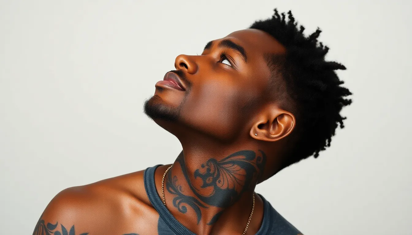 50+ Bold Black Men Neck Tattoo Ideas That Command Respect in 2025 12 50+ Bold Black Men Neck Tattoo Ideas That Command Respect in 2025 11