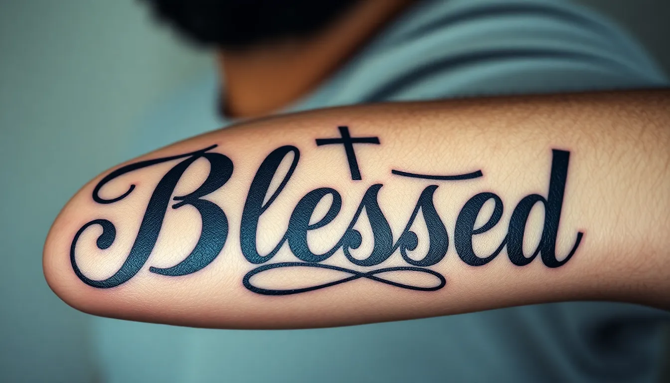50+ Blessed Tattoo Ideas for Men's Arms: Faith-Inspired Designs That Speak to Your Soul 12 50+ Blessed Tattoo Ideas for Men's Arms: Faith-Inspired Designs That Speak to Your Soul 11