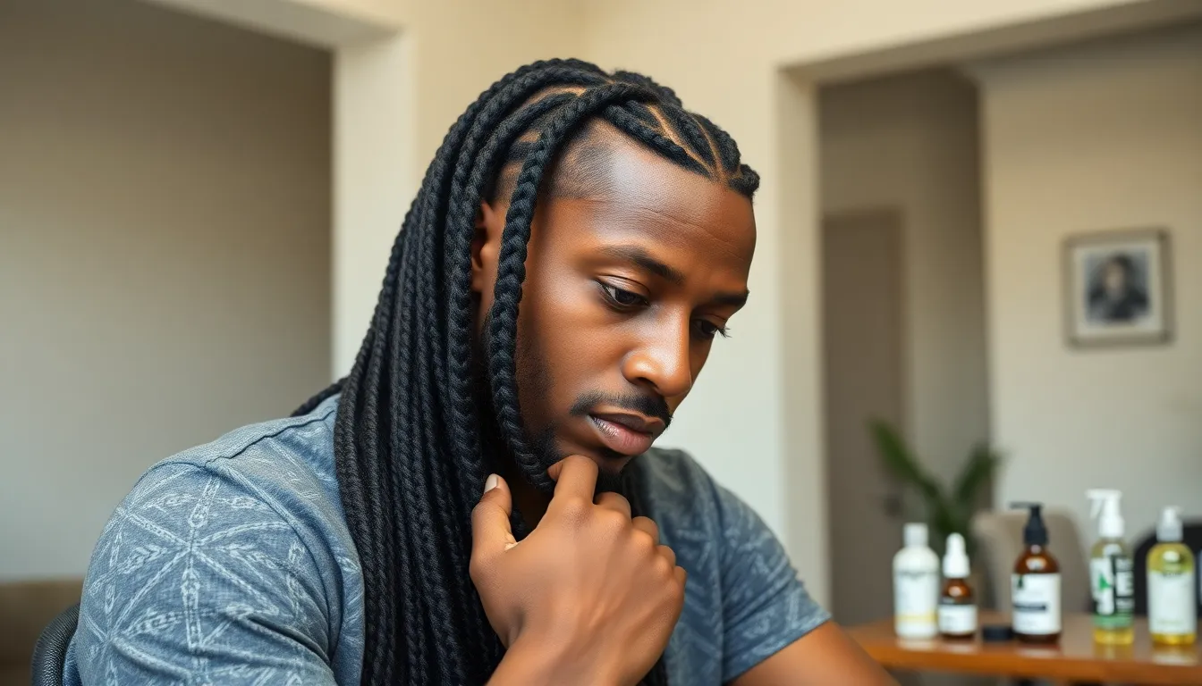 Ultimate Guide to Box Braids for Men with Long Hair: Styles, Maintenance & Tips 12 Ultimate Guide to Box Braids for Men with Long Hair: Styles, Maintenance & Tips 11