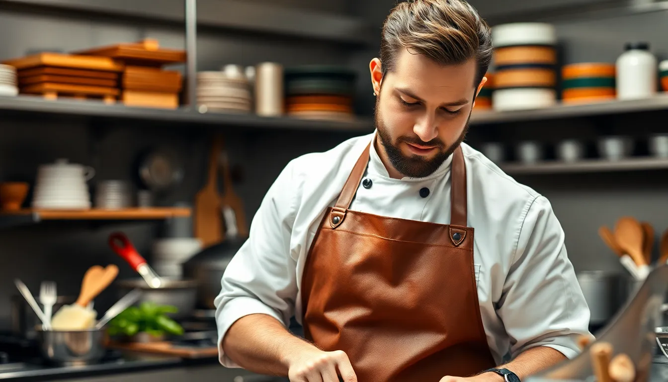 The Ultimate Guide to Chef Apron Design for Men: Professional to Personal Styles 12 The Ultimate Guide to Chef Apron Design for Men: Professional to Personal Styles 11
