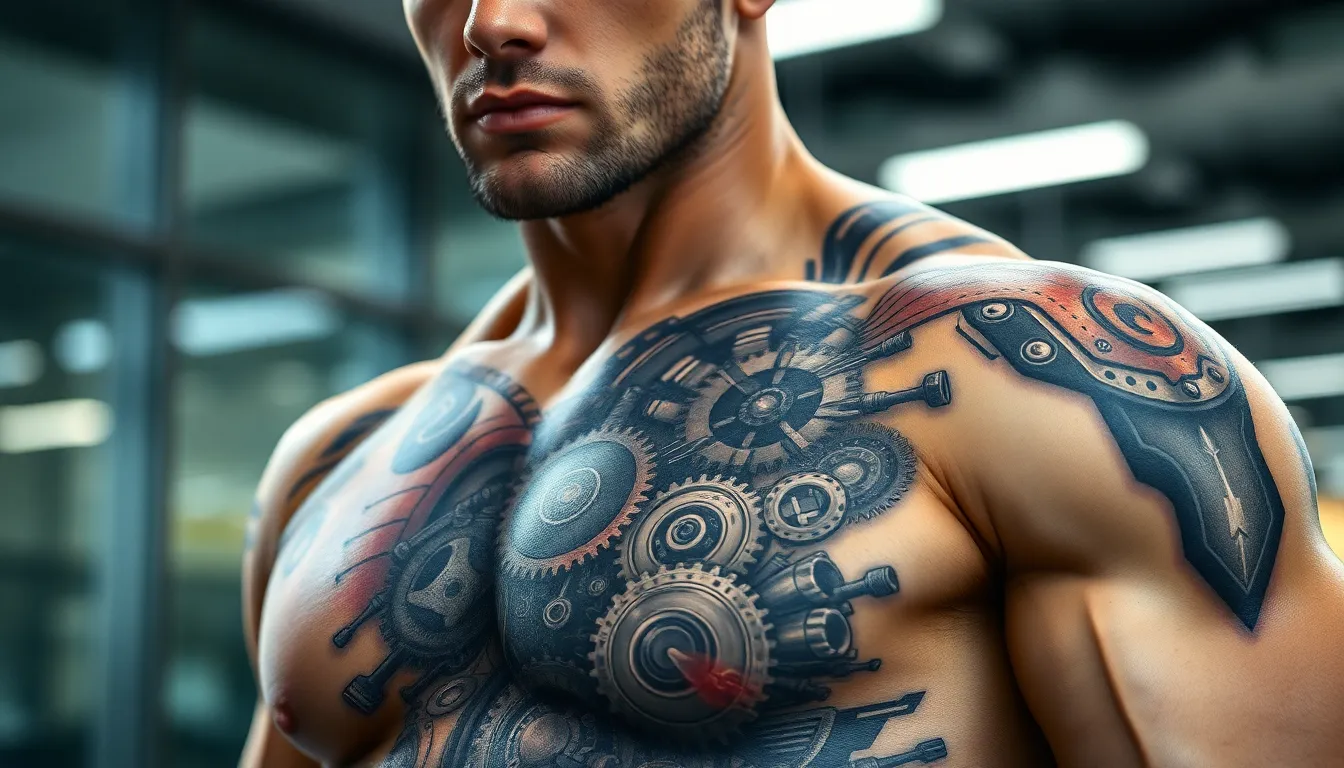 50+ Best Chest and Shoulder Tattoo Ideas for Men (2025 Guide) 12 50+ Best Chest and Shoulder Tattoo Ideas for Men (2025 Guide) 11