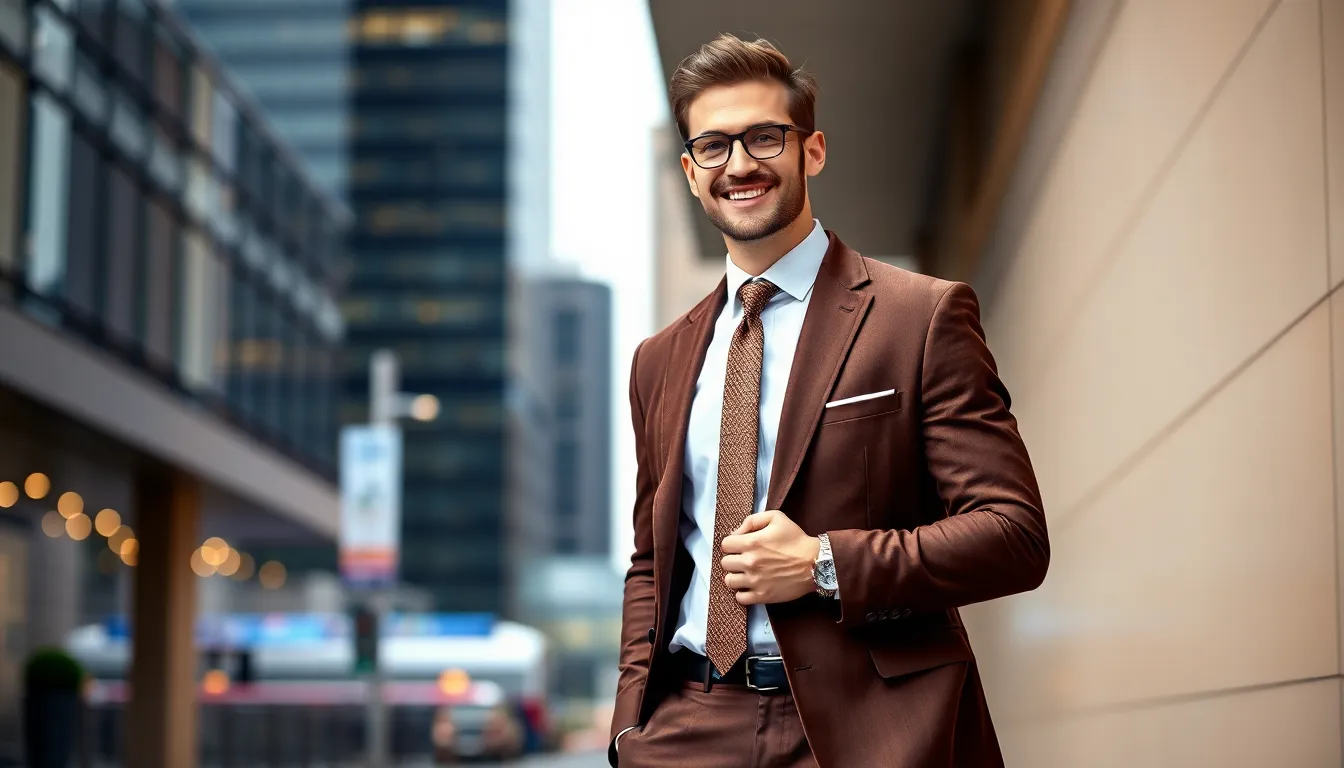 Chocolate Brown Suits for Men: The Ultimate Style Guide for Every Occasion 12 Chocolate Brown Suits for Men: The Ultimate Style Guide for Every Occasion 11