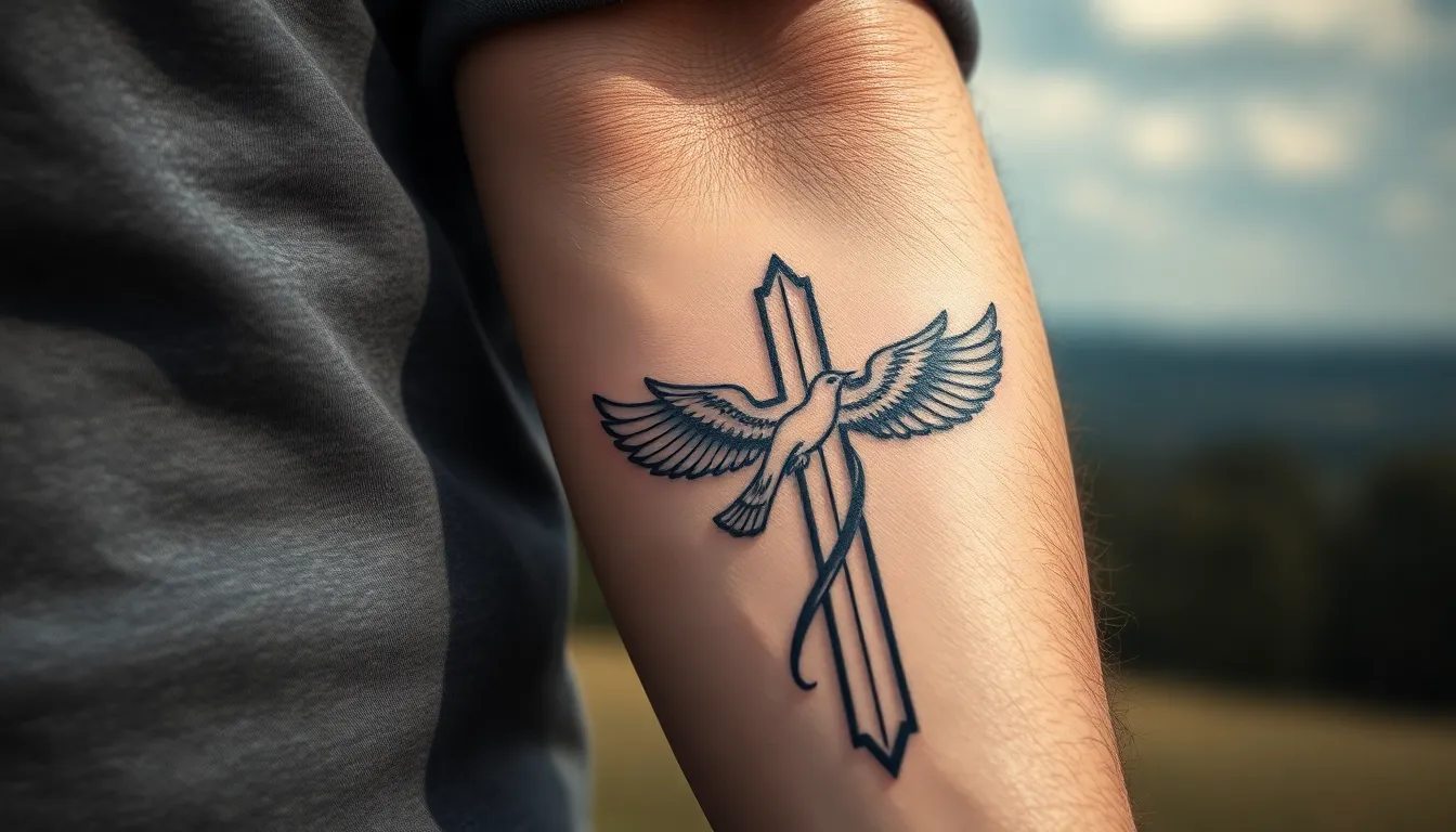 25 Powerful Christian Forearm Tattoo Ideas for Men That Show Your Faith 12 25 Powerful Christian Forearm Tattoo Ideas for Men That Show Your Faith 11