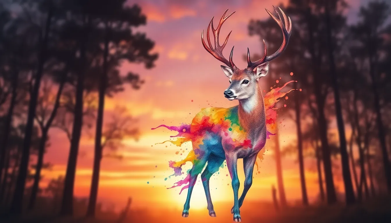 50+ Stunning Deer Tattoo Designs for Men: From Realistic to Geometric Styles 12 50+ Stunning Deer Tattoo Designs for Men: From Realistic to Geometric Styles 11