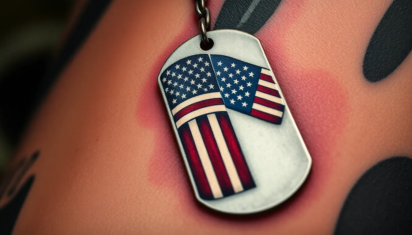 50+ Best Dog Tag Tattoo Ideas for Men: Military Designs & Placement Tips 12 50+ Best Dog Tag Tattoo Ideas for Men: Military Designs & Placement Tips 11