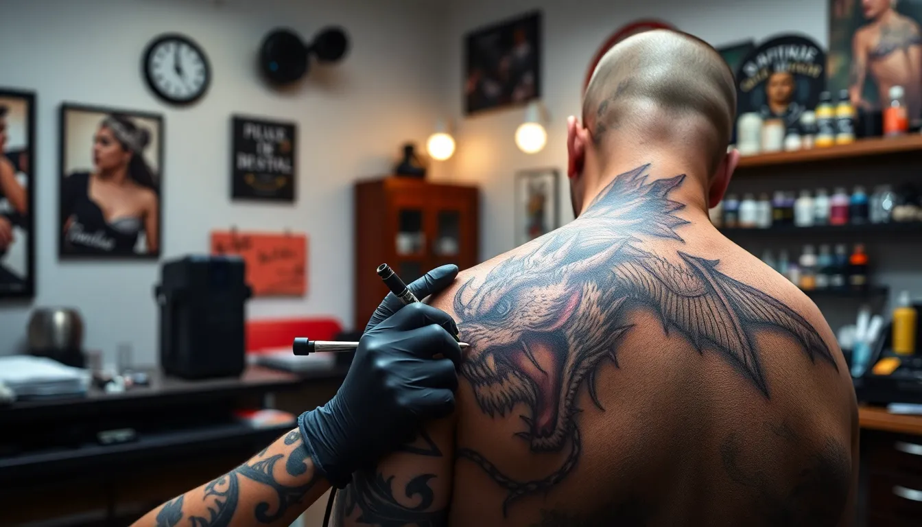 Epic Dragon Shoulder Tattoos for Men: Bold Designs & Complete Style Guide 12 Epic Dragon Shoulder Tattoos for Men: Bold Designs & Complete Style Guide 11